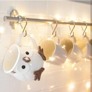 Sratte 120 Pcs Mini S Hook for Hanging 1 Inch Metal Hanging Hooks S Shaped Iron